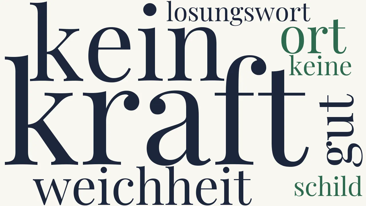 Wortwolke zu An die Empfindsamen
