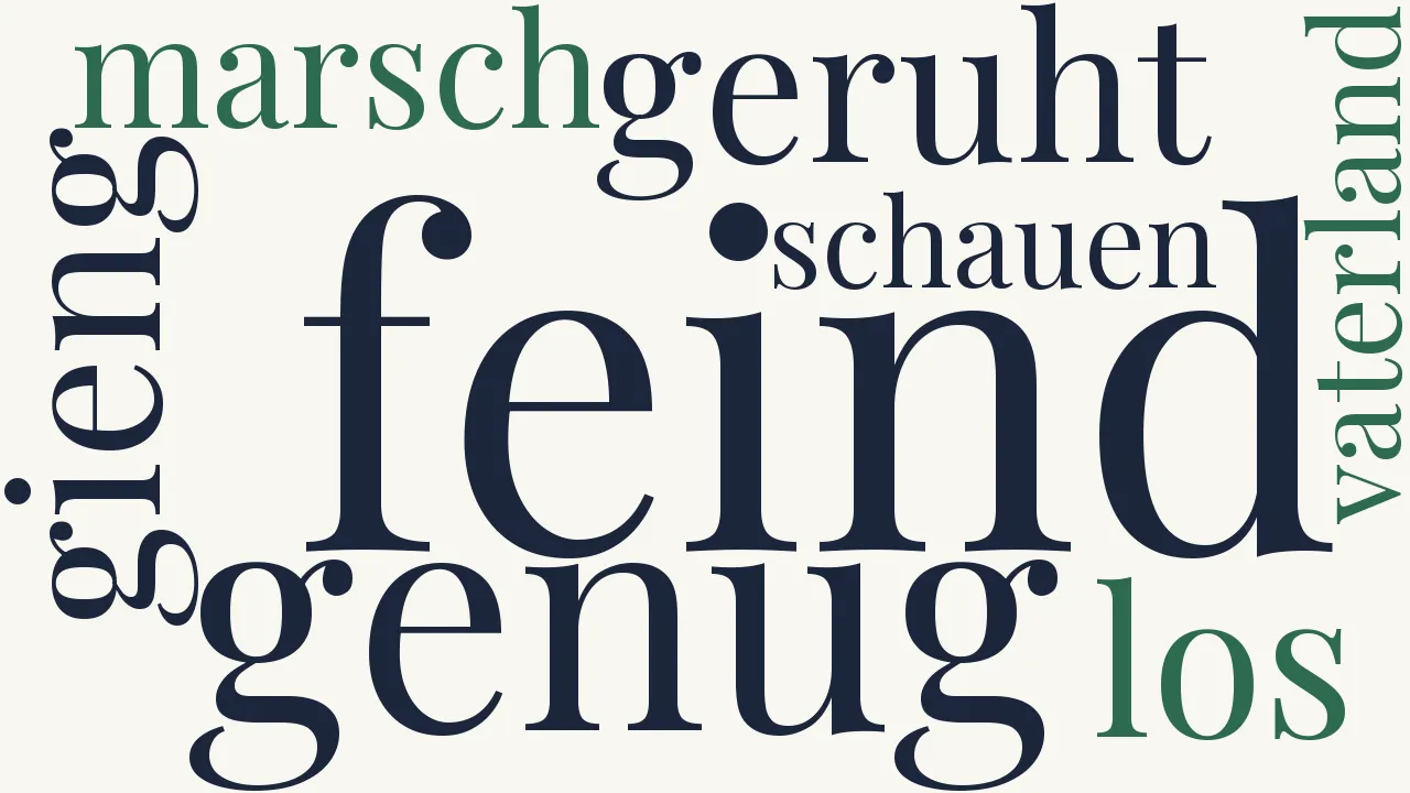 Wortwolke zu Reiter-Weckruf