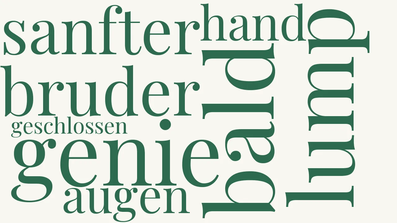 Wortwolke zu Unglücksstern