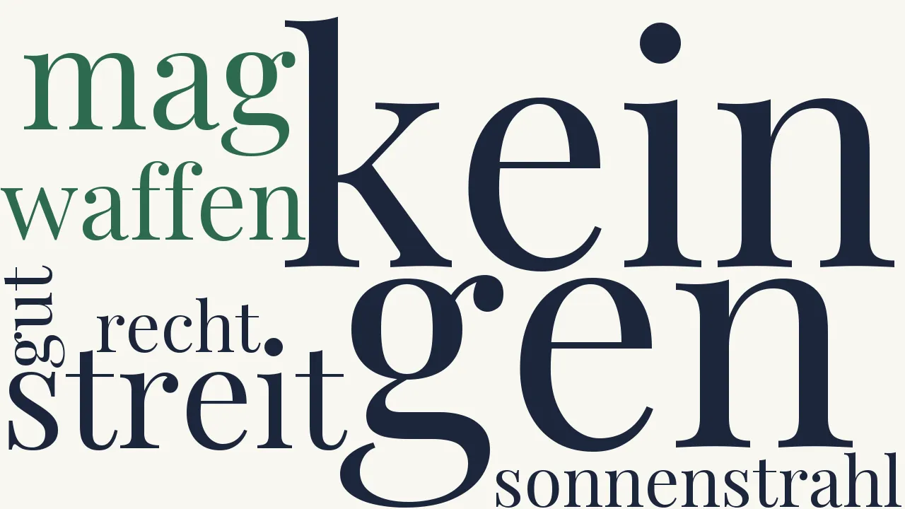 Wortwolke zu Bundeslied