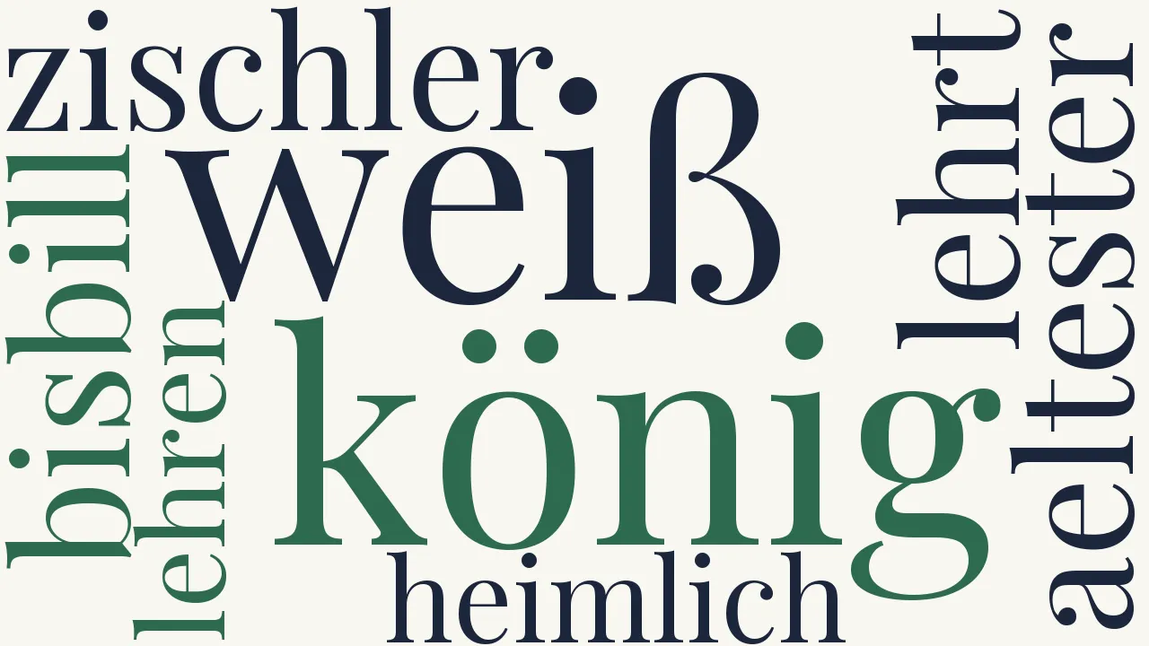 Wortwolke zu Der Geheimnißvolle