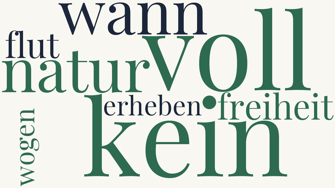 Wortwolke zu Der Genfersee