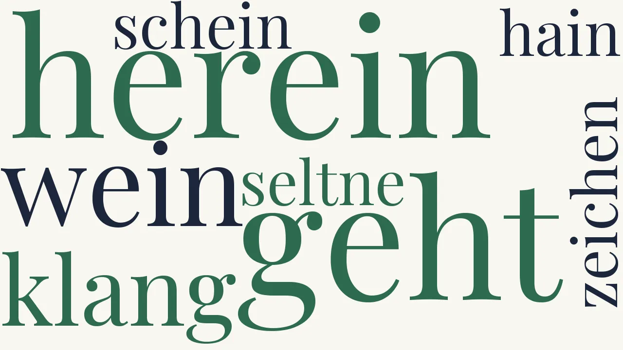 Wortwolke zu Geistliches Lied