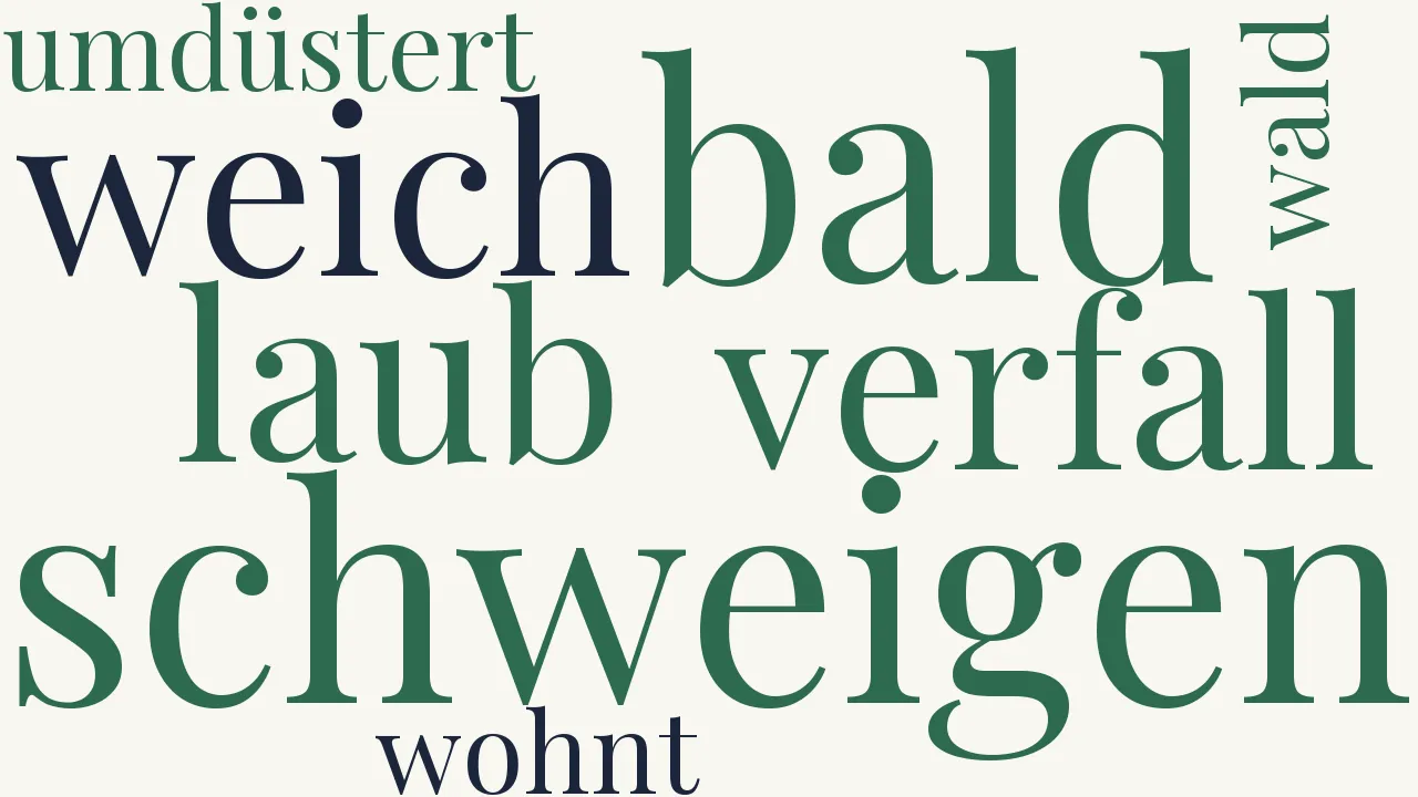 Wortwolke zu Seele des Lebens