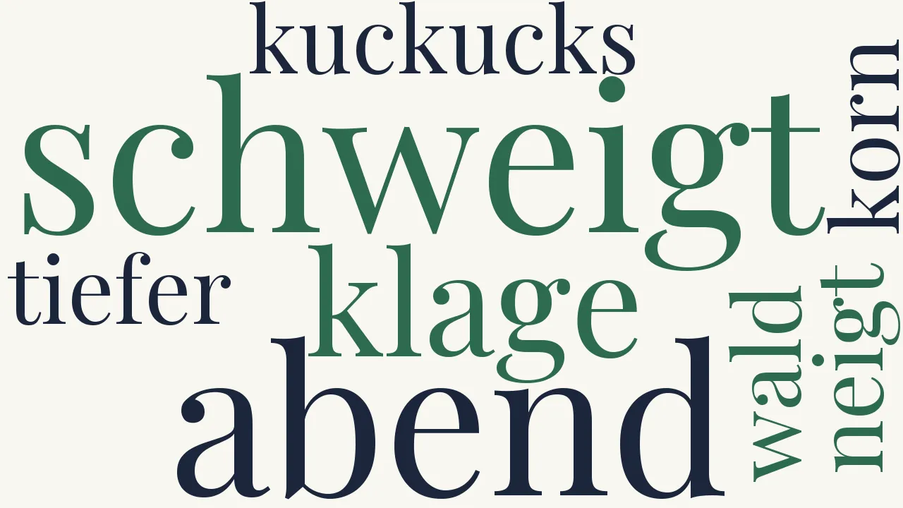 Wortwolke zu Sommer