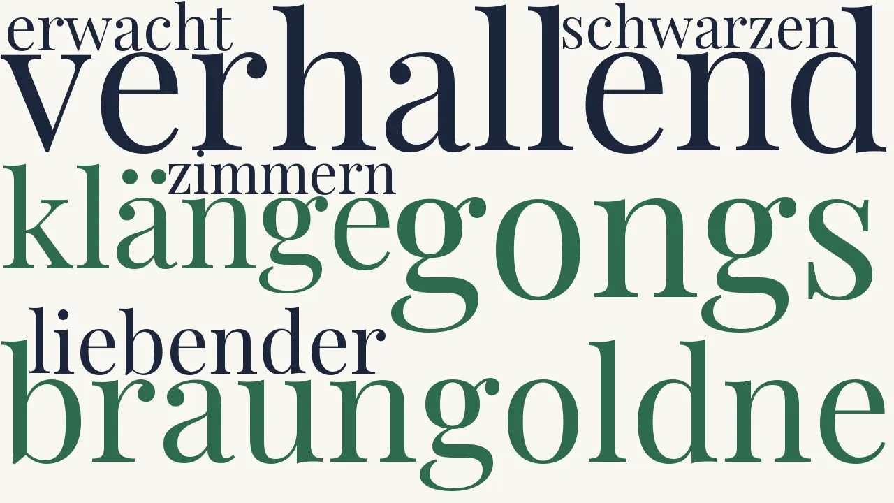 Wortwolke zu Traum des Bösen (1)
