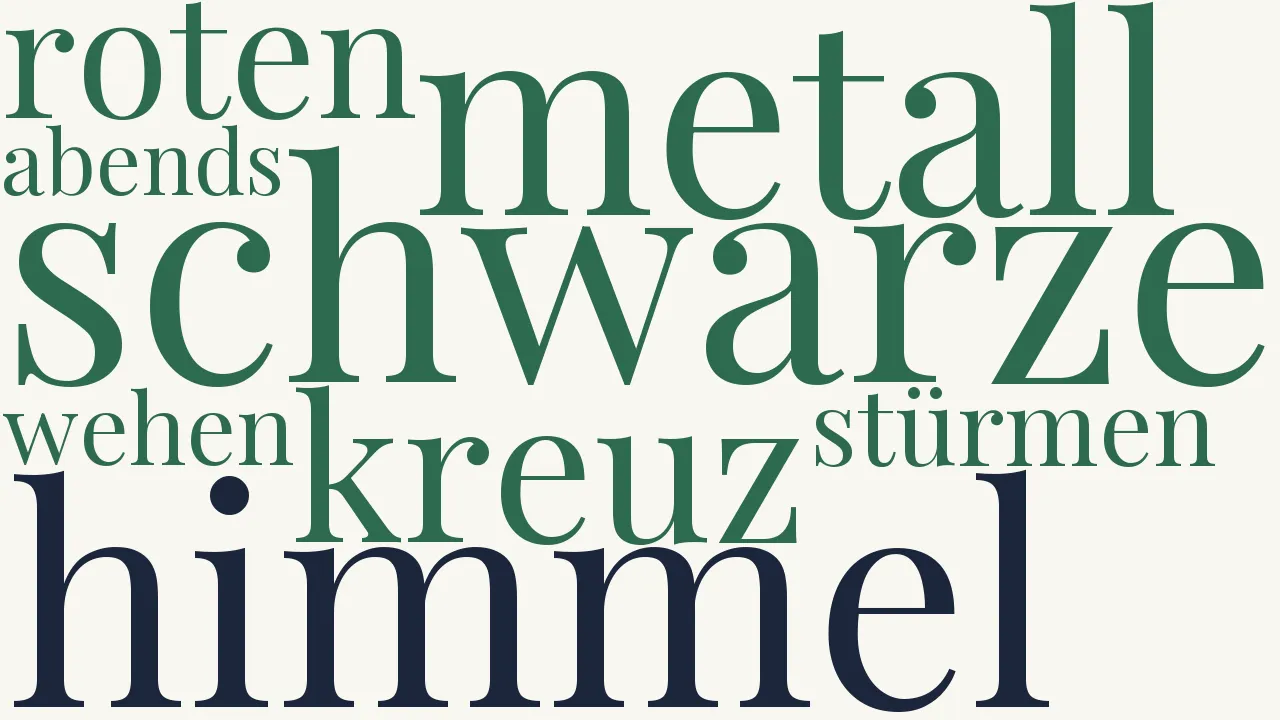 Wortwolke zu Winterdämmerung
