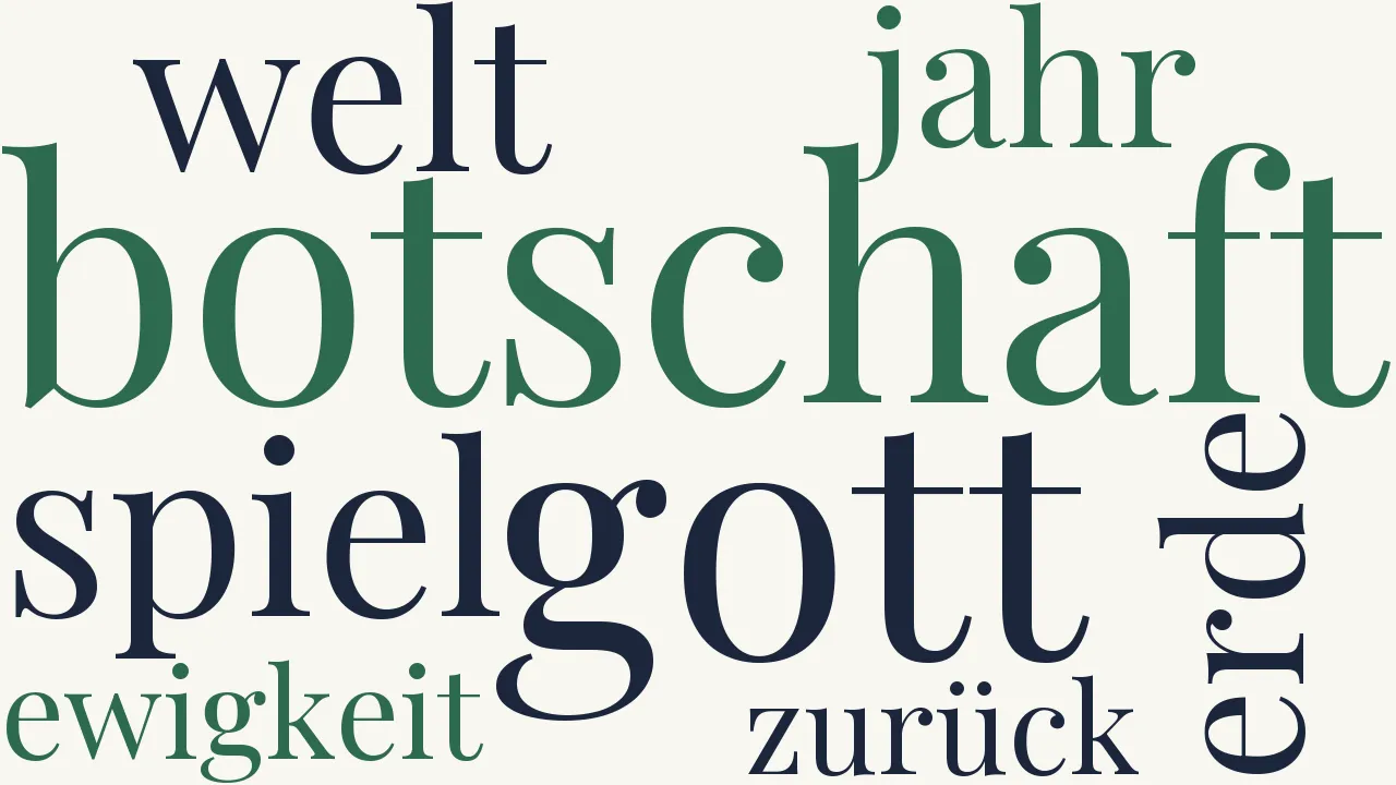 Wortwolke zu Der Eintritt des 1752sten Jahres