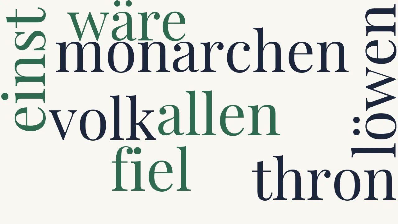 Wortwolke zu Die Bill