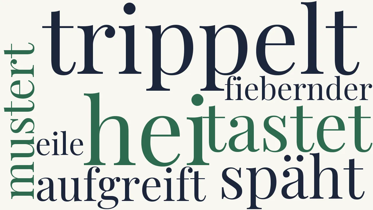 Wortwolke zu Bescherung