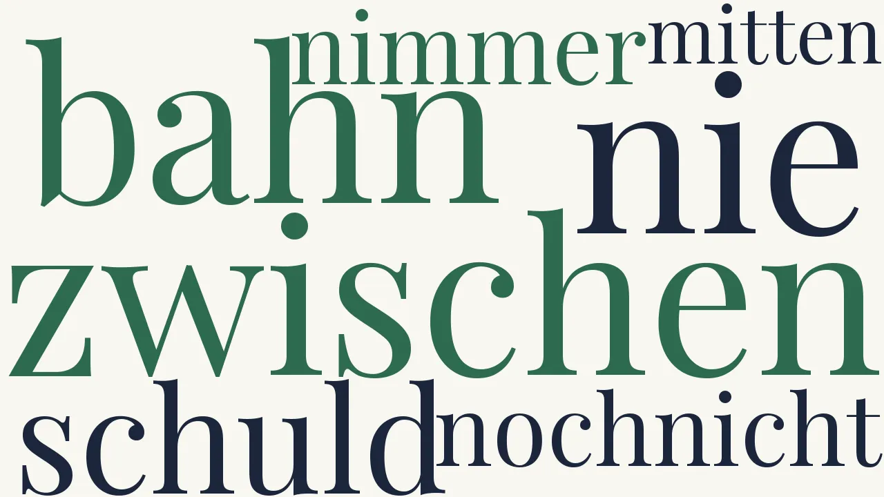 Wortwolke zu Meinem Kleinen