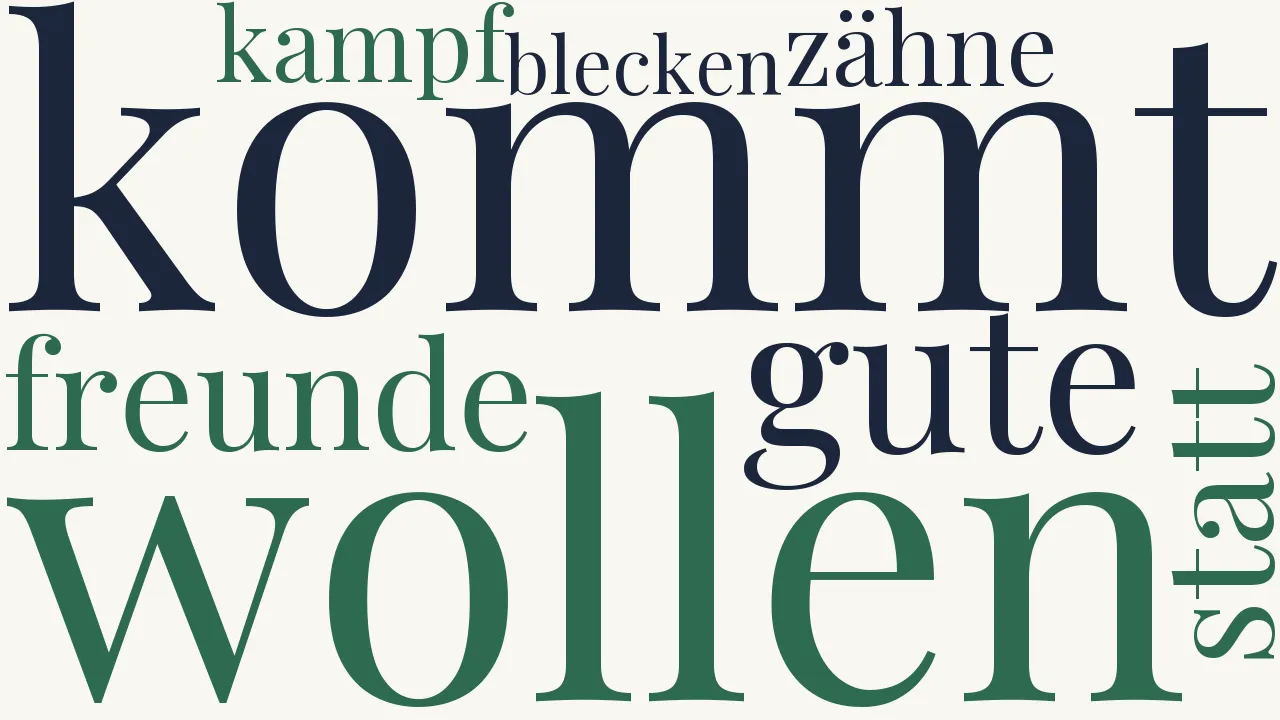 Wortwolke zu Versöhnung