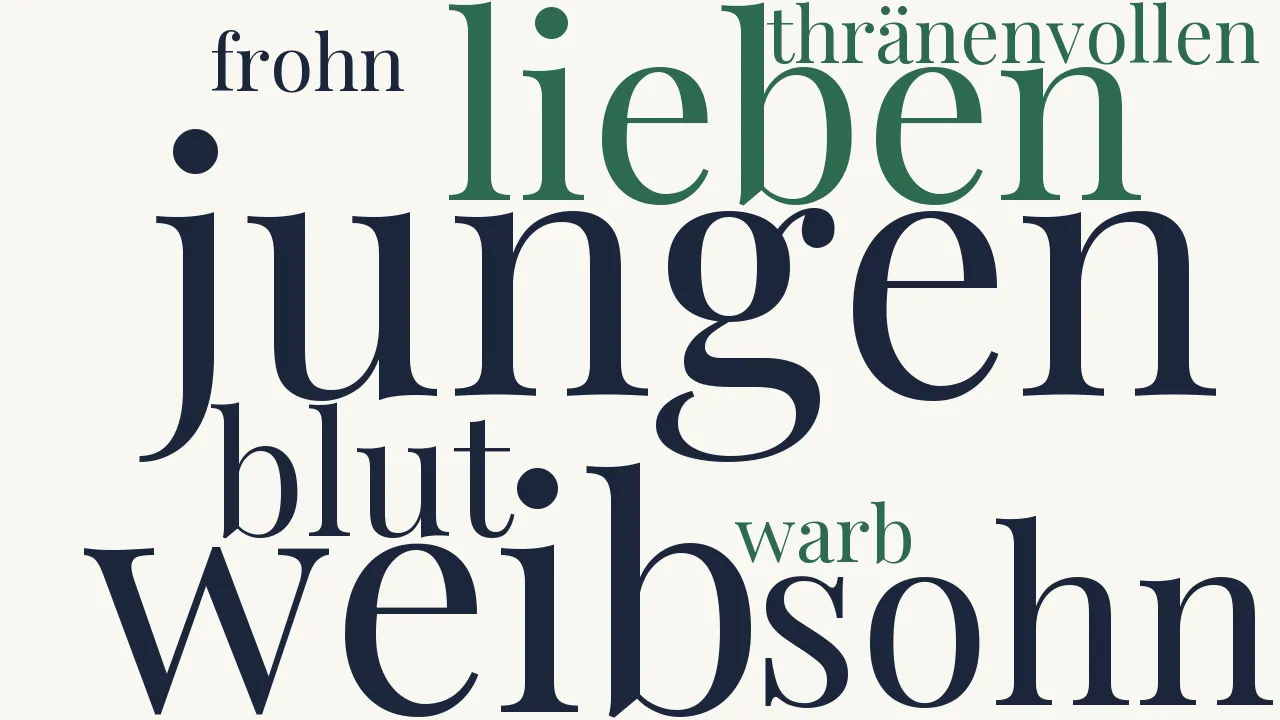 Wortwolke zu In des Königs Namen