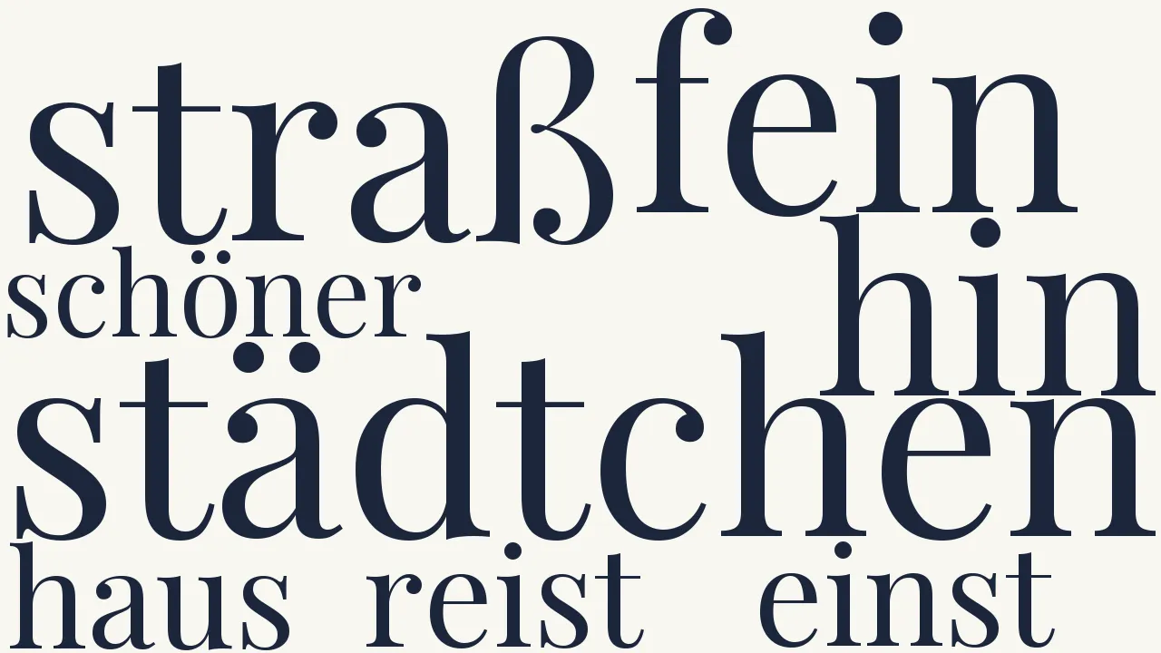 Wortwolke zu Standesmäßig