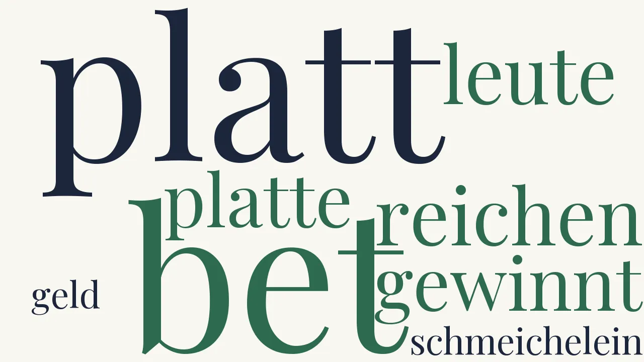 Wortwolke zu Lumpentum