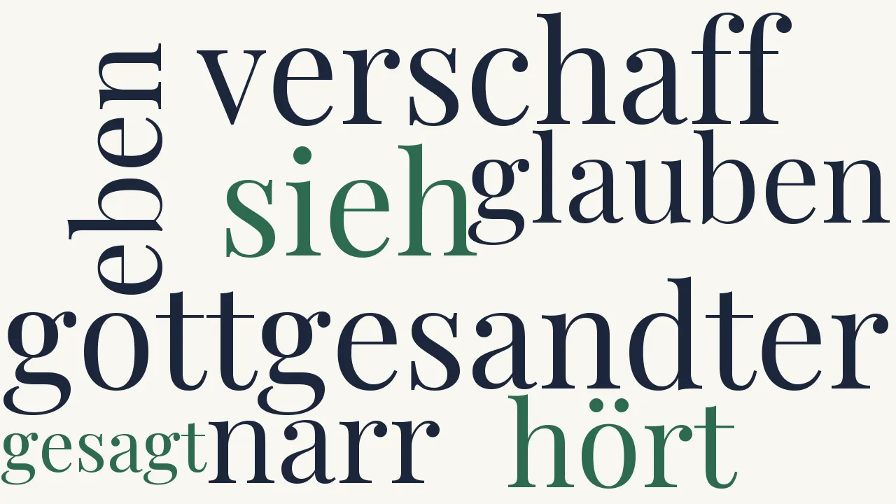 Wortwolke zu Der Kritiker