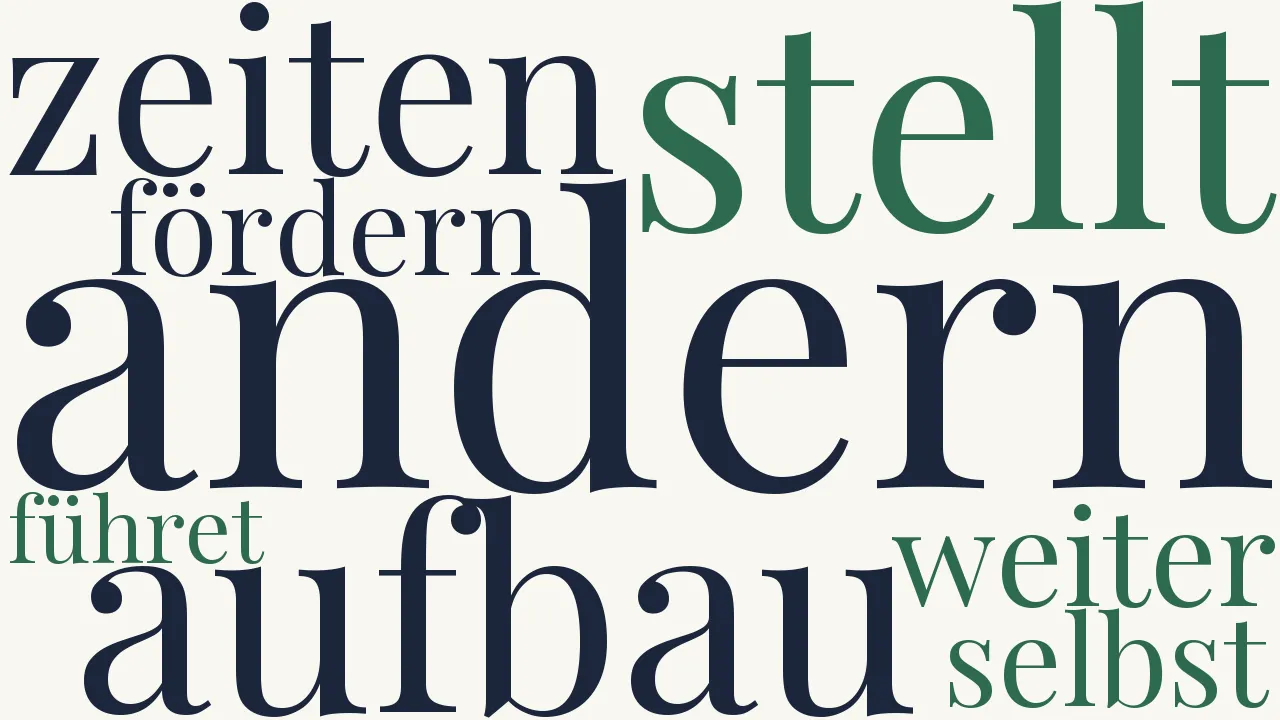 Wortwolke zu Der Pädagog