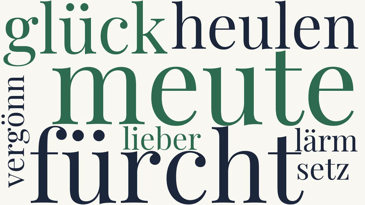 Wortwolke zu Der Theater-Bearbeiter der Penthesilea