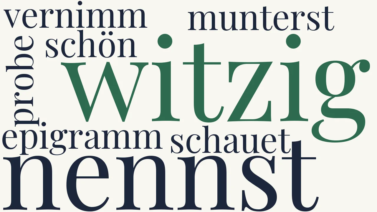 Wortwolke zu Die gefährliche Aufmunterung