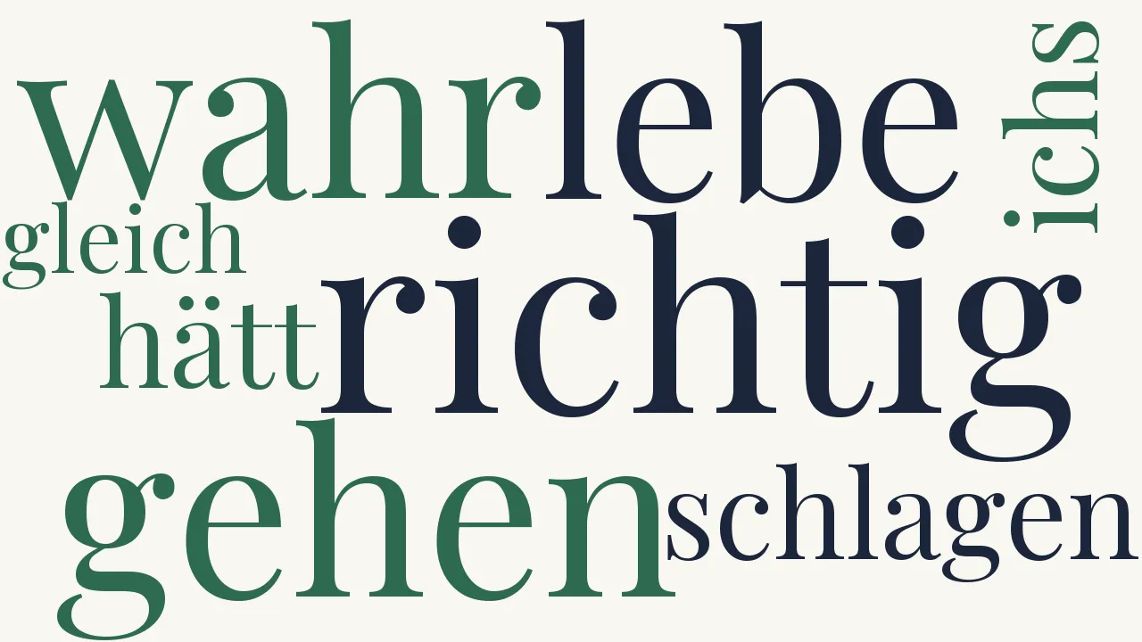 Wortwolke zu Vergebliche Delikatesse