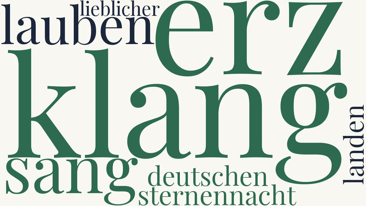 Wortwolke zu Neue Weise