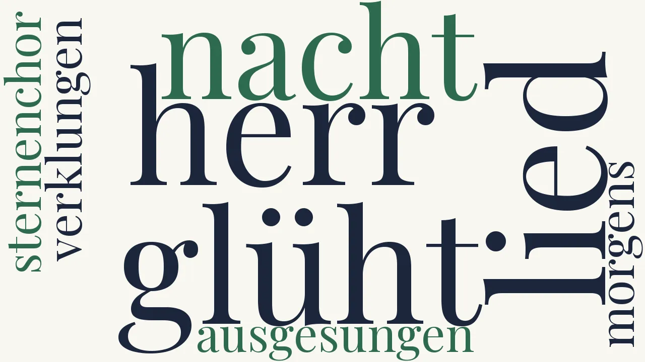 Wortwolke zu Wacher Traum