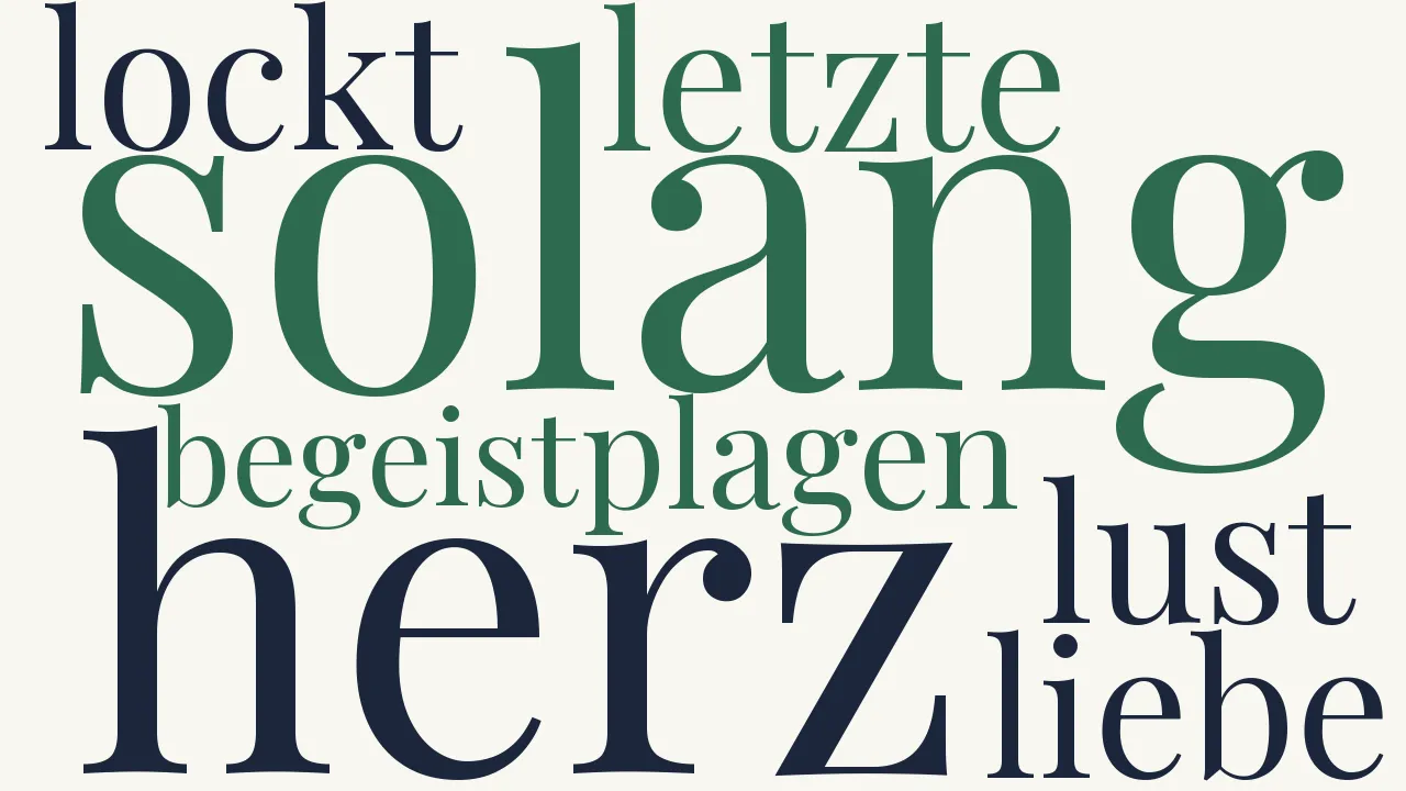 Wortwolke zu Den Pessimisten