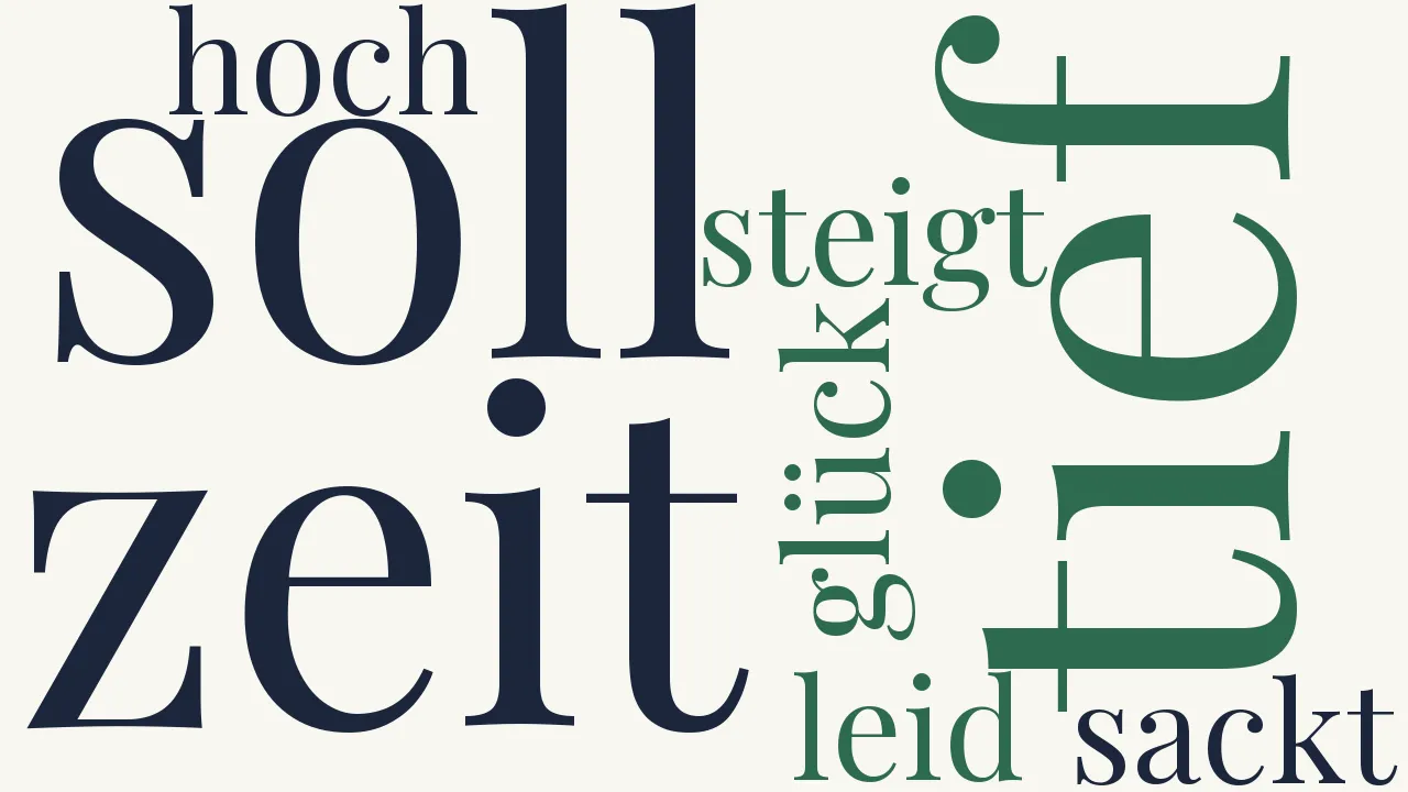 Wortwolke zu Wirrsal