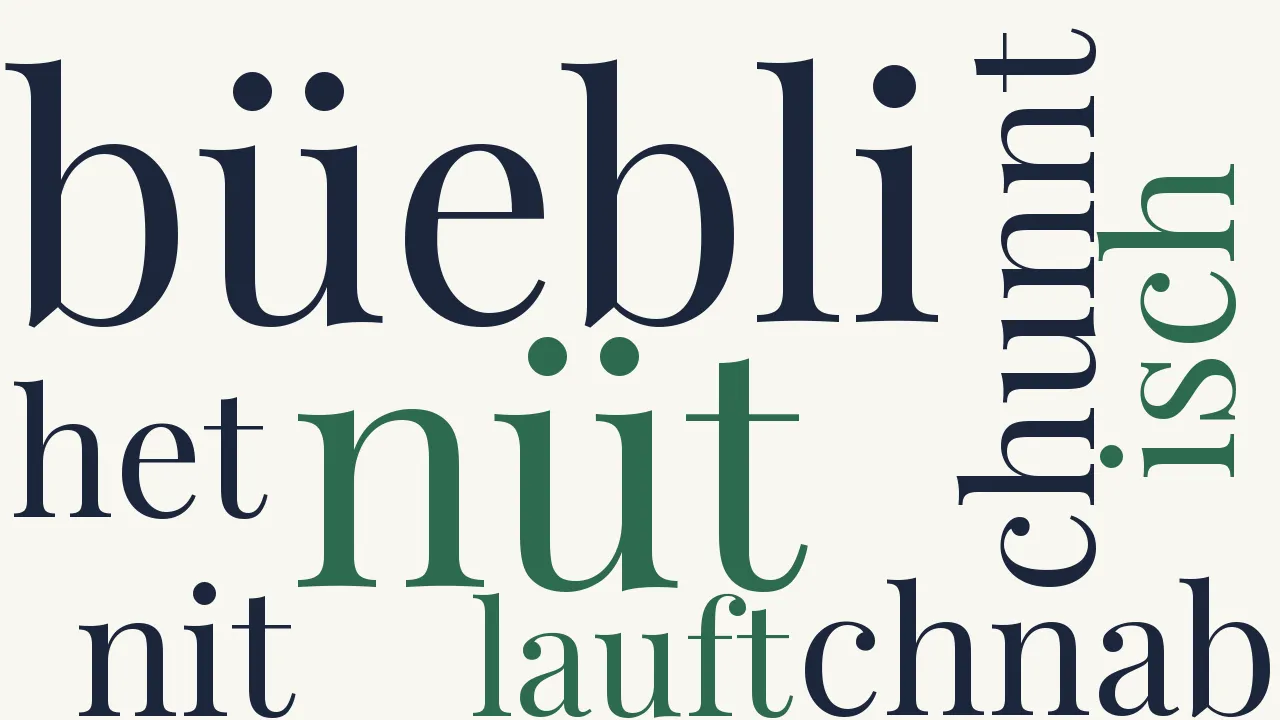 Wortwolke zu Der Knabe mit dem Erdbeerschlag
