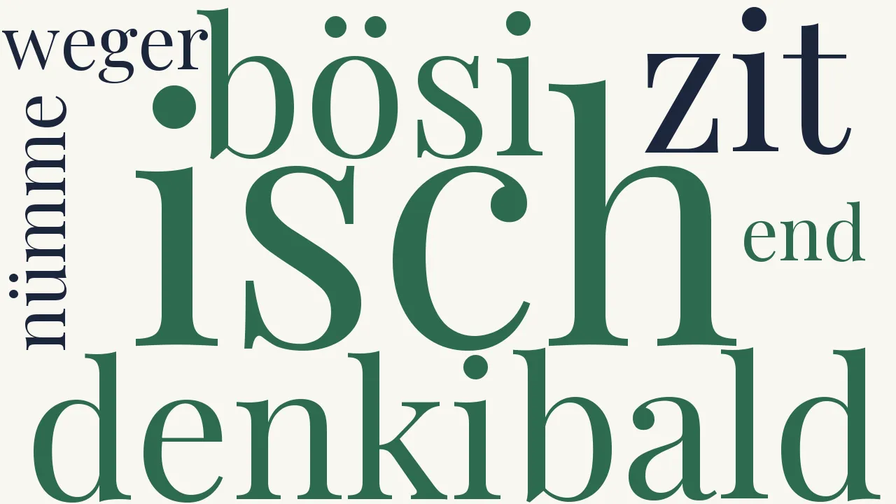 Wortwolke zu Trost