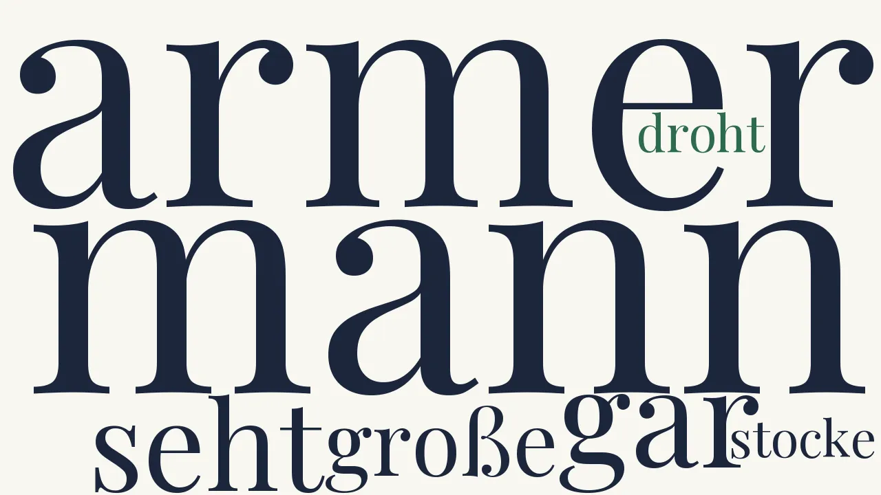 Wortwolke zu Der Schneemann