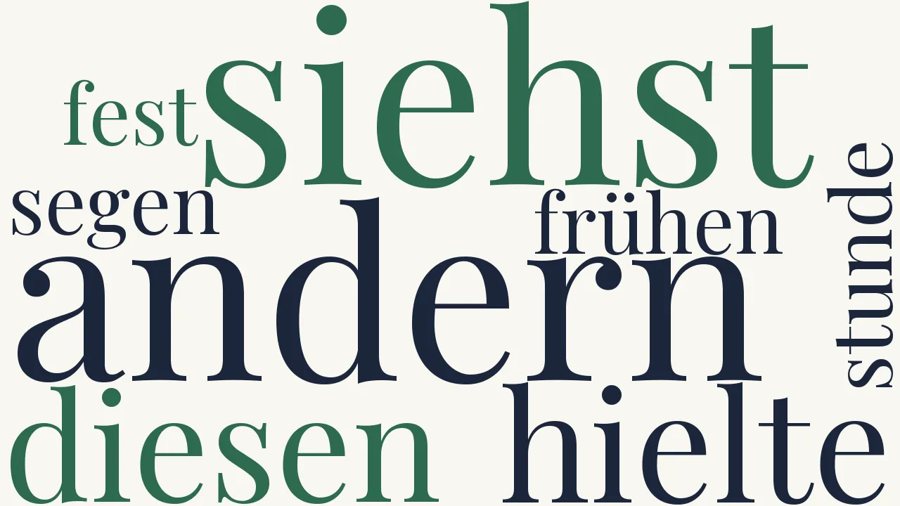 Wortwolke zu Dauer im Wechsel