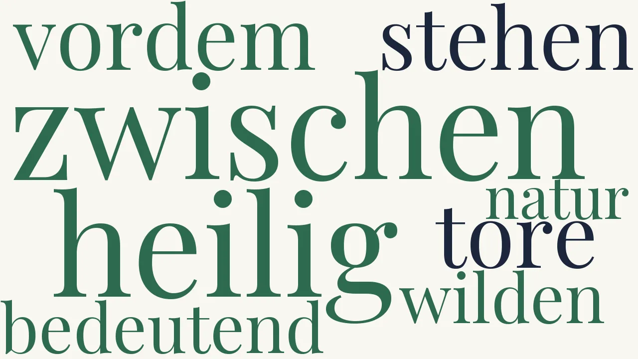 Wortwolke zu Grenzscheide