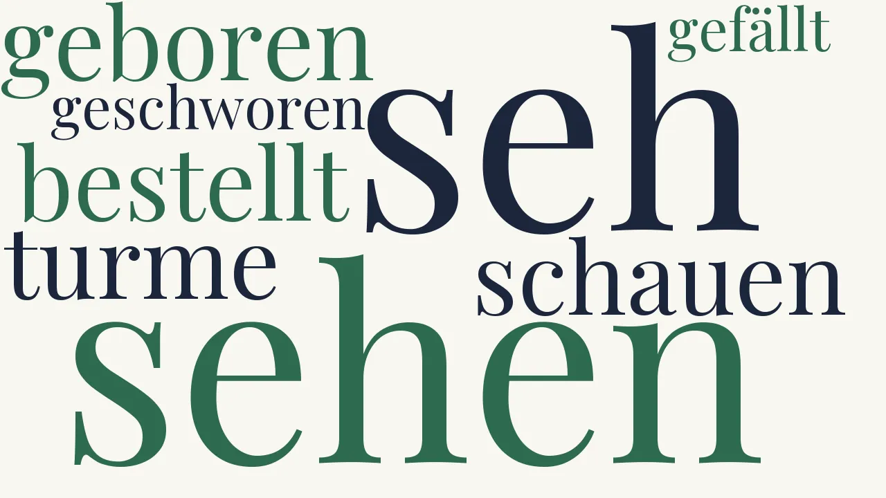 Wortwolke zu Lied des Lynkeus