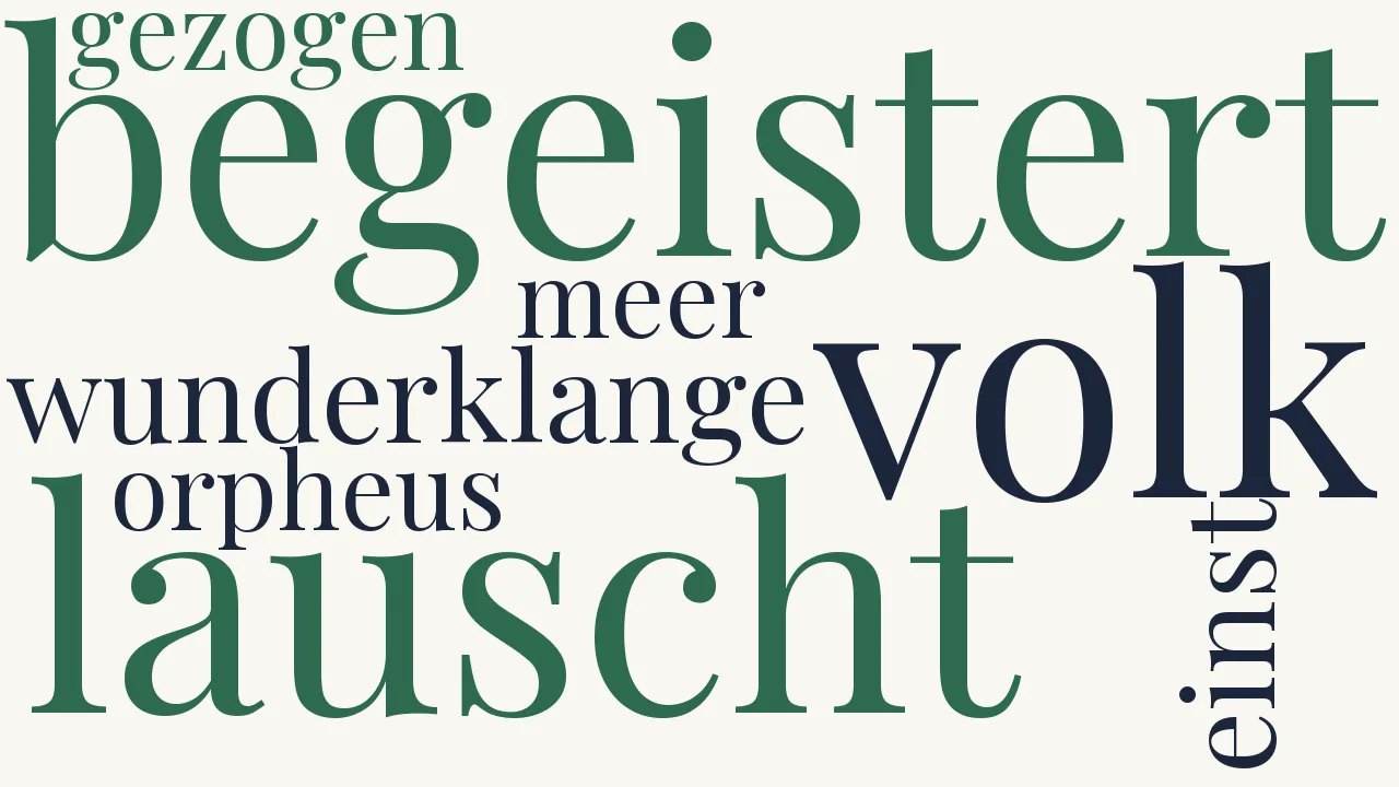 Wortwolke zu An Donzeli als Othello