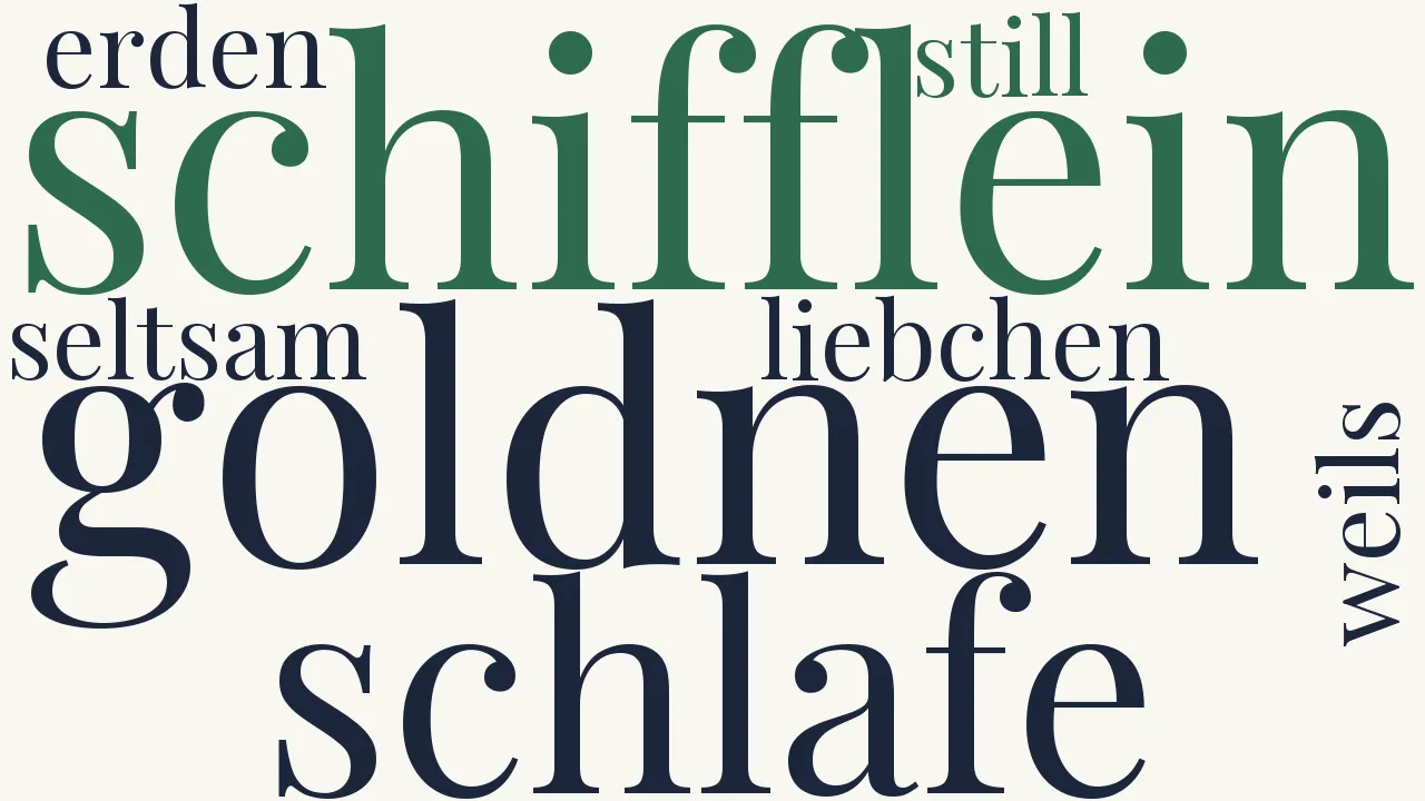 Wortwolke zu Abendständchen