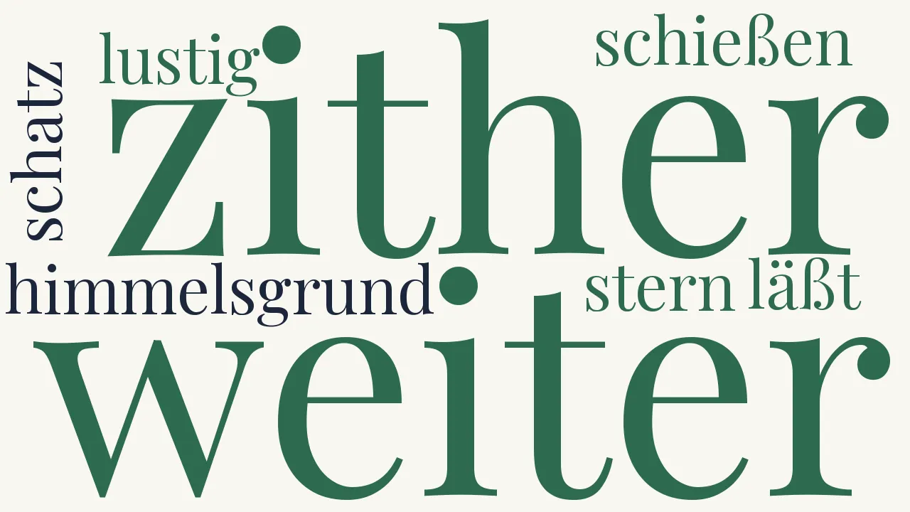 Wortwolke zu Der Bote