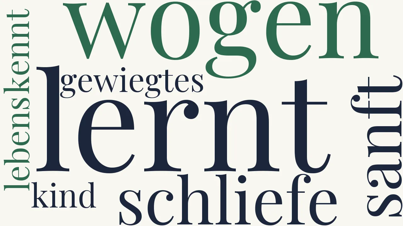 Wortwolke zu Der Freund