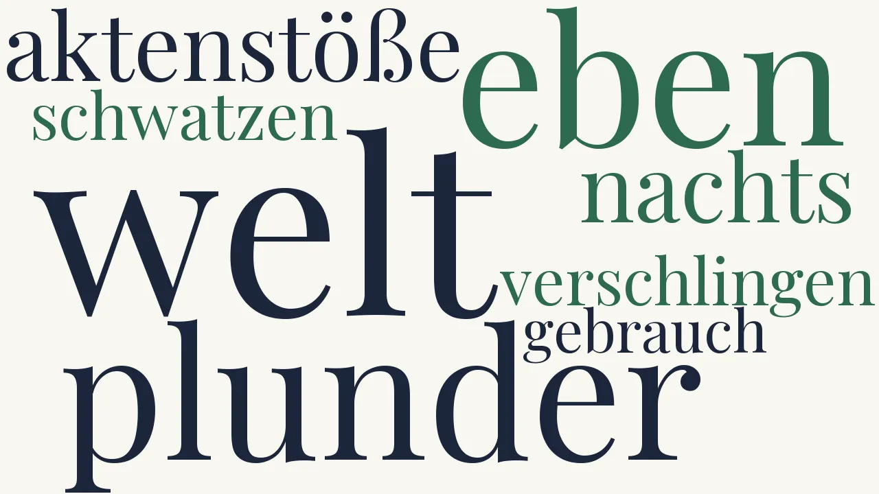 Wortwolke zu Der Isegrim