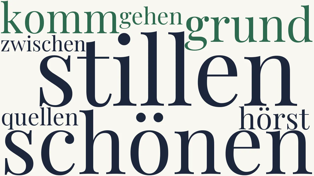 Wortwolke zu Nachtzauber