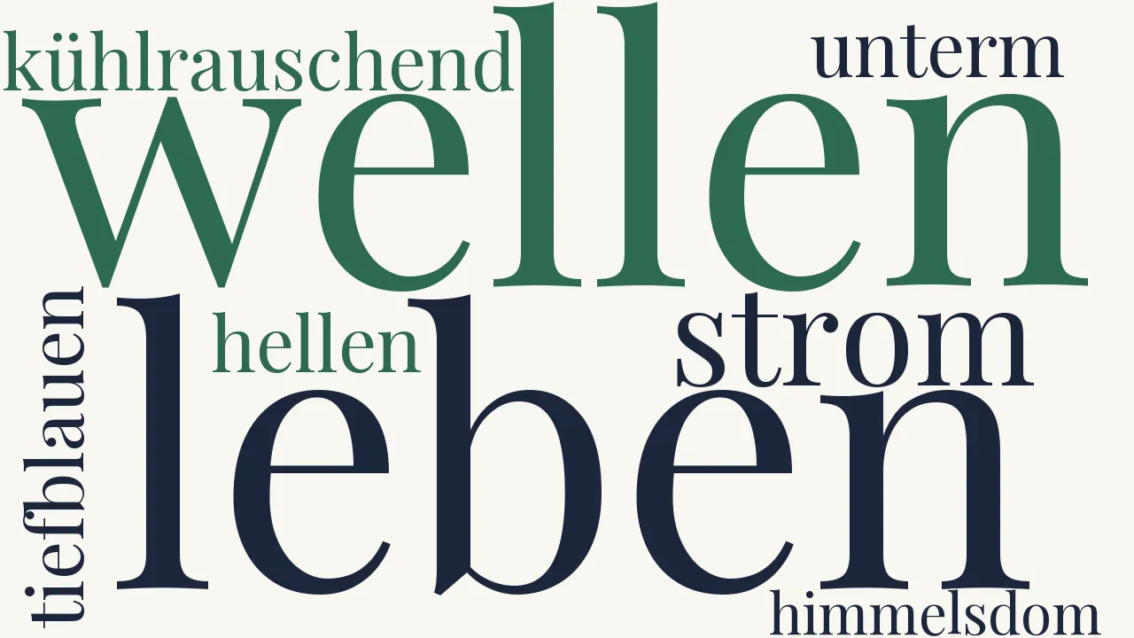 Wortwolke zu Sängerfahrt