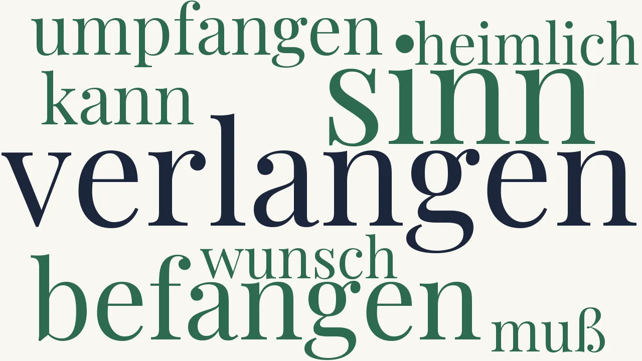 Wortwolke zu Die Einzige