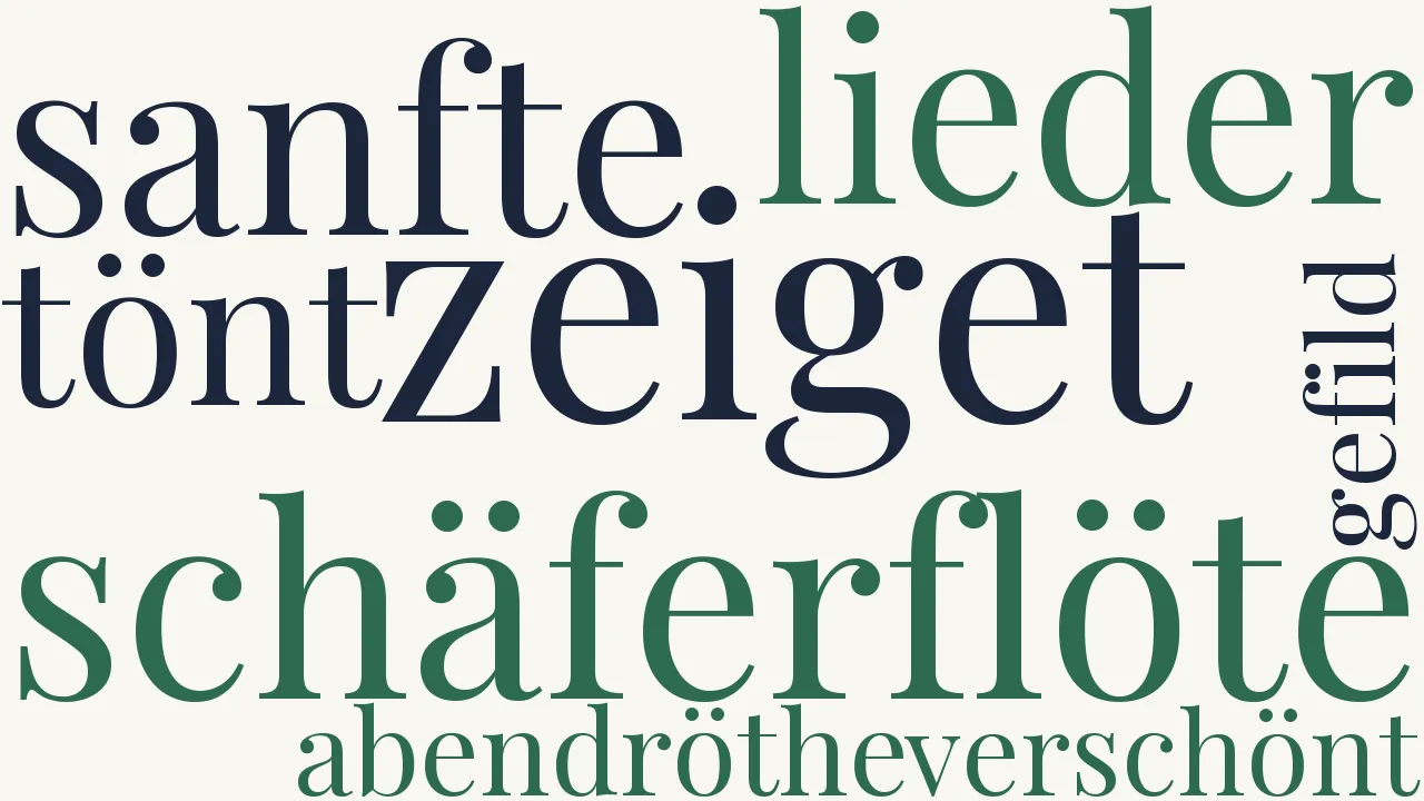 Wortwolke zu Der Mond