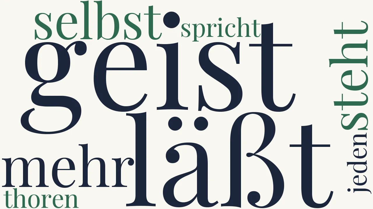 Wortwolke zu Parteigeist