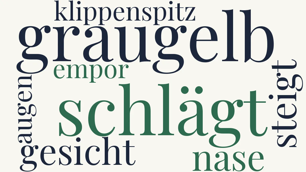 Wortwolke zu Der Romanschriftsteller