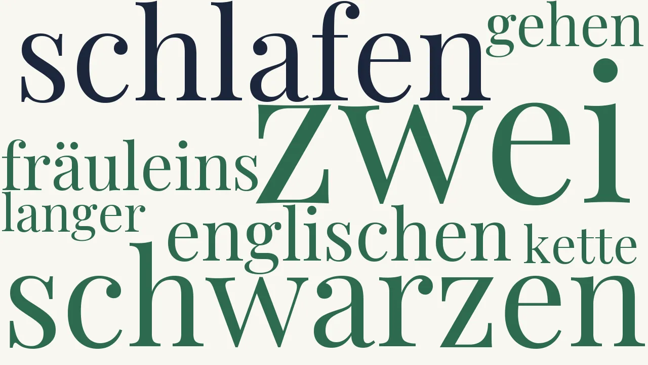 Wortwolke zu Die englischen Fräuleins