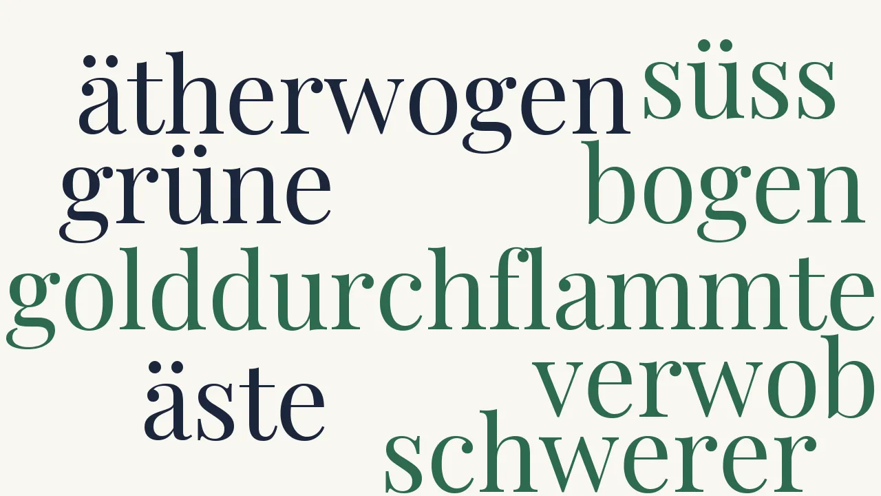 Wortwolke zu Sommertraum