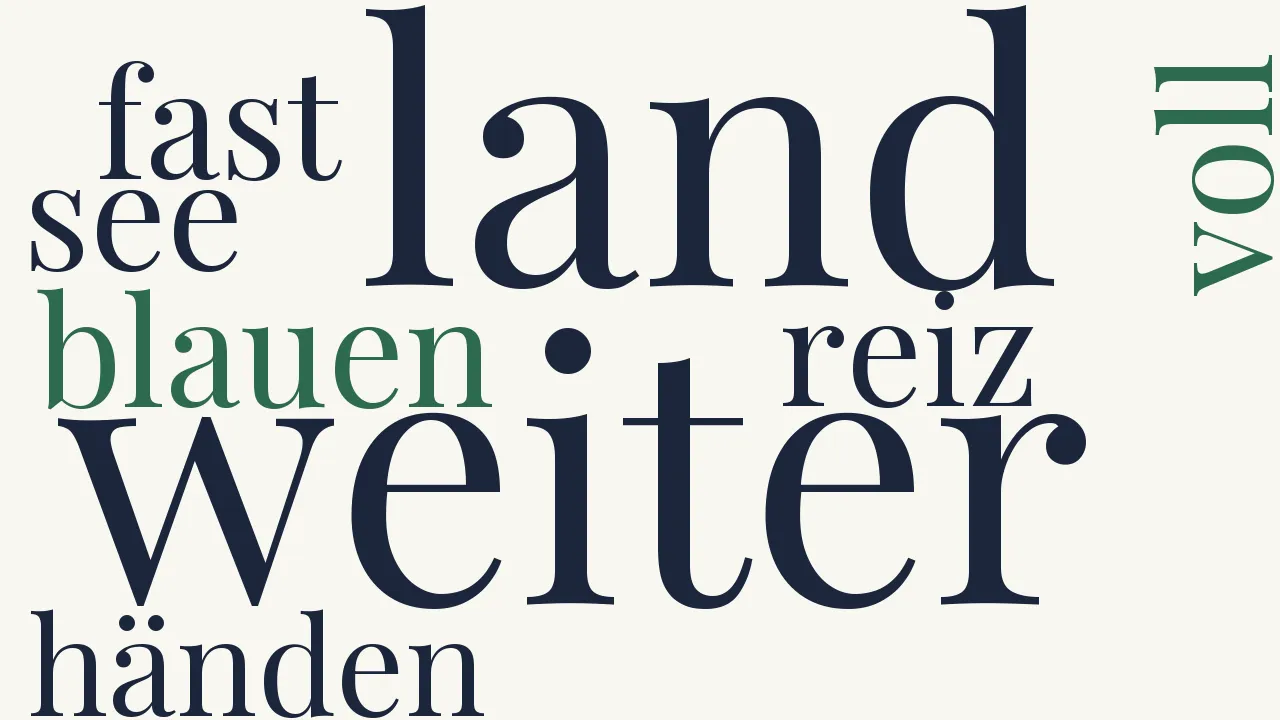 Wortwolke zu Die Ehekämpen (4)