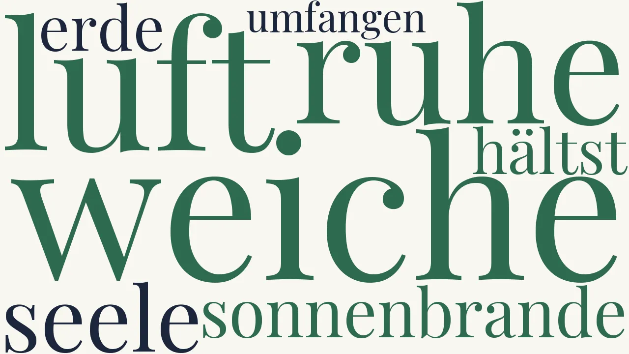 Wortwolke zu Lieder (4)