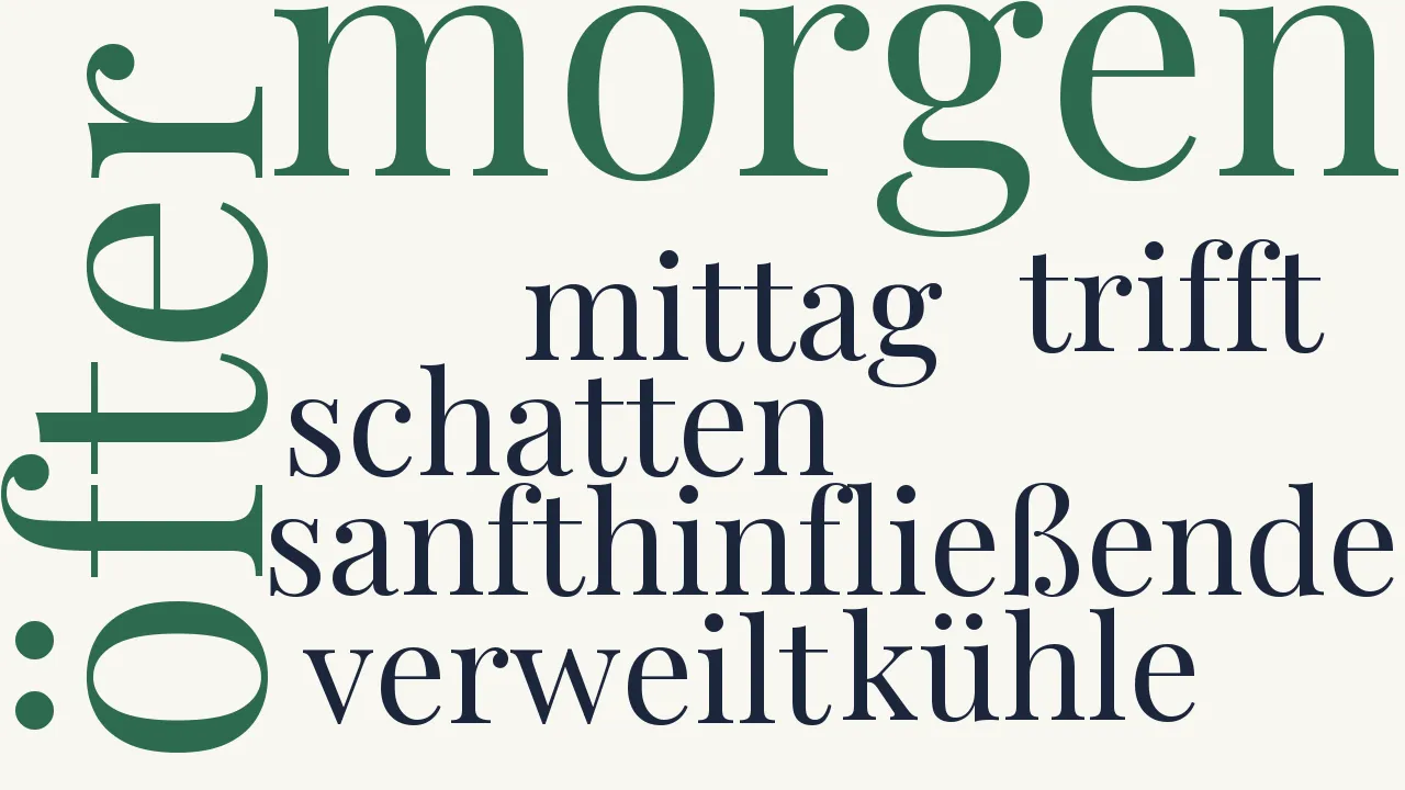 Wortwolke zu Das Herz